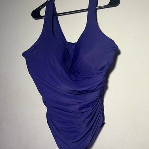 Miraclesuit Deep Purple Swimsuit size 24W